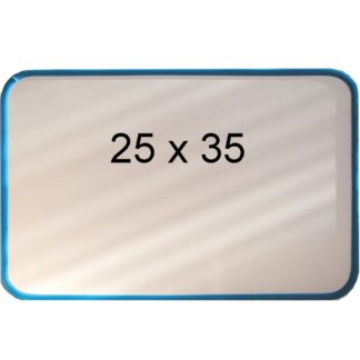 Magnet & whiteboardtavla 25 x 35 blå ram