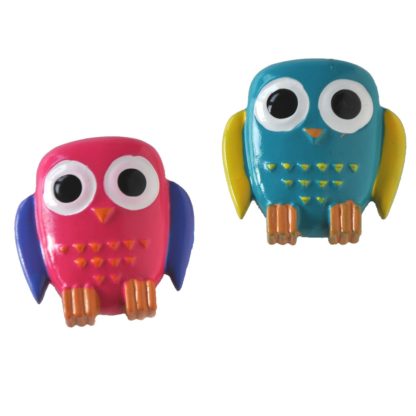 Superstarka magneter "ugglor" 2-pack