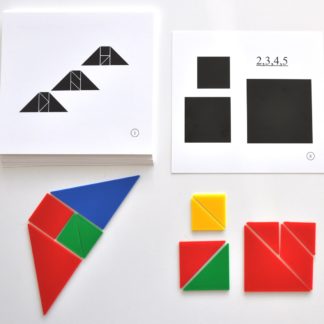 Mönsterkort för tangram "Geometriska figurer"