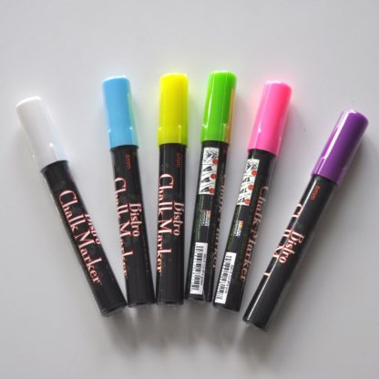 Fluorescerande pennor 6-pack