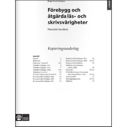 Förebygg och åtgärda läs- och skrivsvårigheter