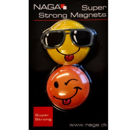 Supermagneter "Smiley" 2-pack