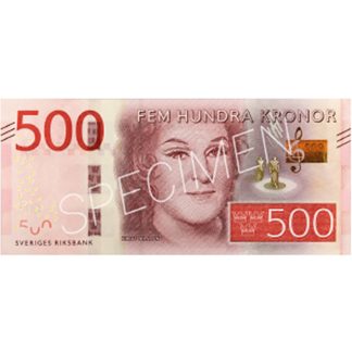 Pengar - Sedlar 500 kr / 100-pack