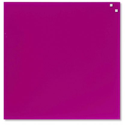 Glastavla Magnetisk 45x45 cm Rosa