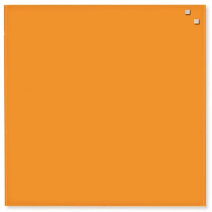 Glastavla Magnetisk 45x45 cm Orange