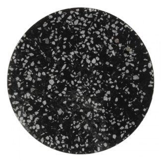 Magnettavla - Terrazzo Svart - Ø35cm