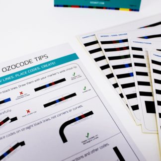 Ozobot color code stickers